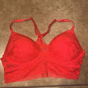 Red Victoria Secret bralette